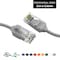 Bestlink Netware CAT6 UTP Slim Ethernet Network Booted Cable- 0.5Ft- Gray 100180GY - alternate 1